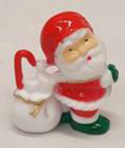 Santa with Toy Stack Topper - Click Image to Close